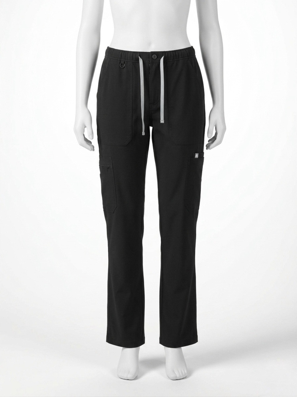 FIGS Cairo Cargo Technical Collection Scrub Pants Size Small Black